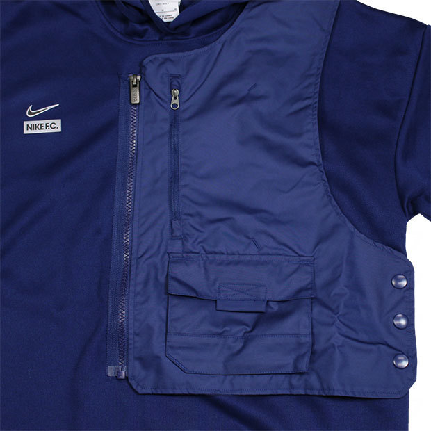 ■ナイキ FC ドライフィットフーディー&カフパンツ セットアップ ネイビー 新品 Lサイズ NIKE F.C. DF HOODIE&PANT DJ0750-492 DJ0997-492_画像4