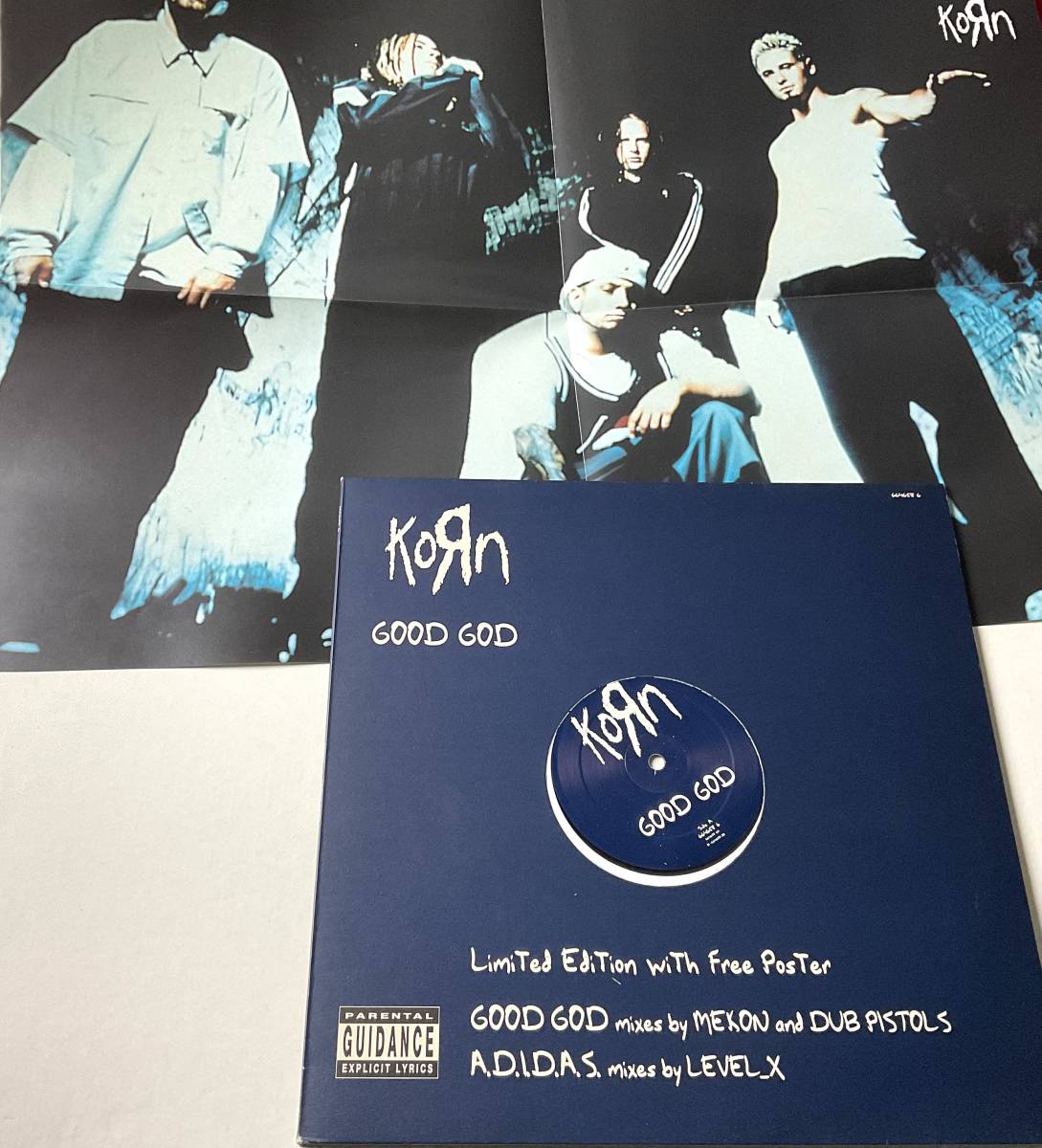 Неиспользованная ограниченная серия записи Korn Good Limited Edition с плакатом Unplayed