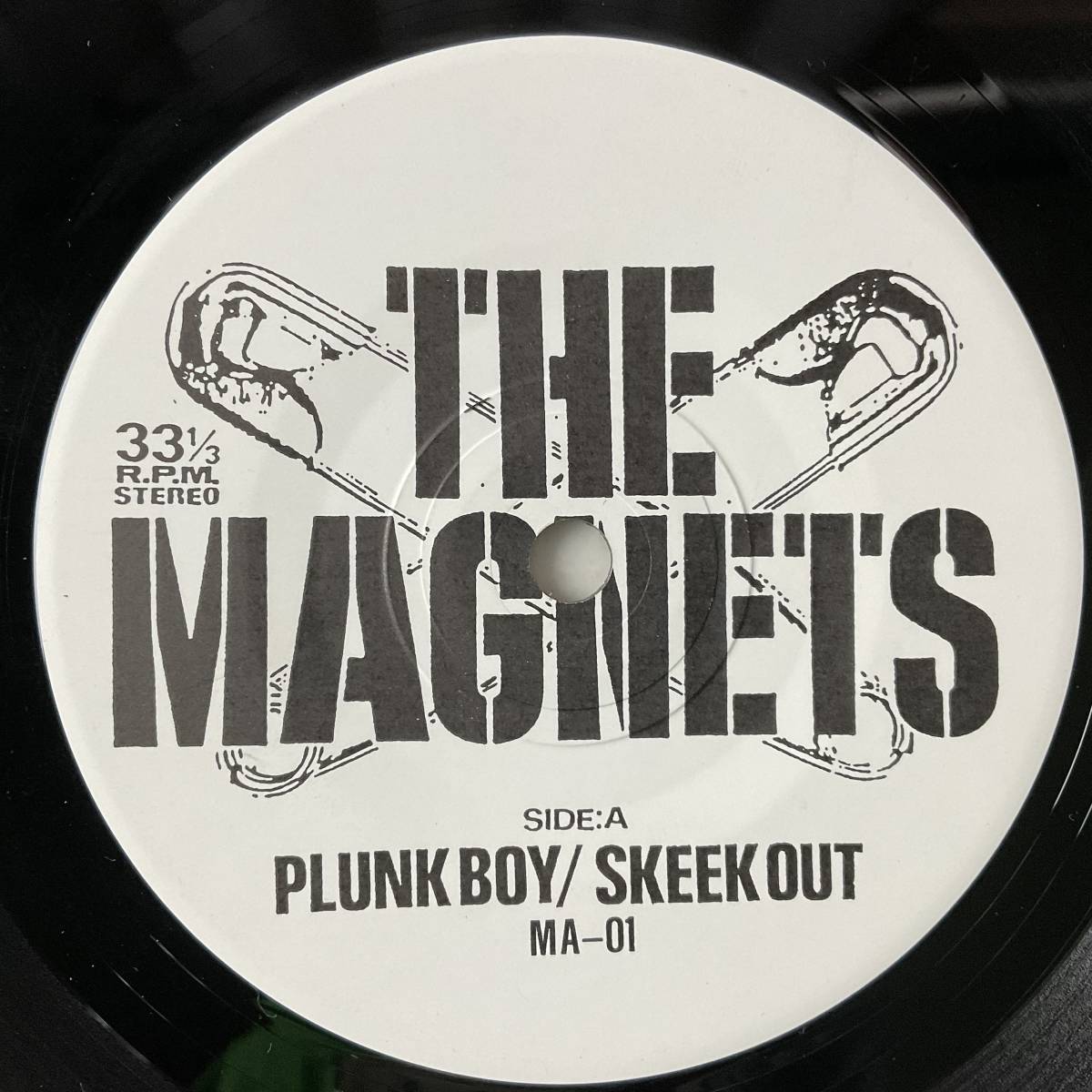 デッドストック新品 未使用盤 THE MAGNETS レコード 7“ PLUNK BOY マグネッツ PUNK UNPLAYED｜PayPayフリマ
