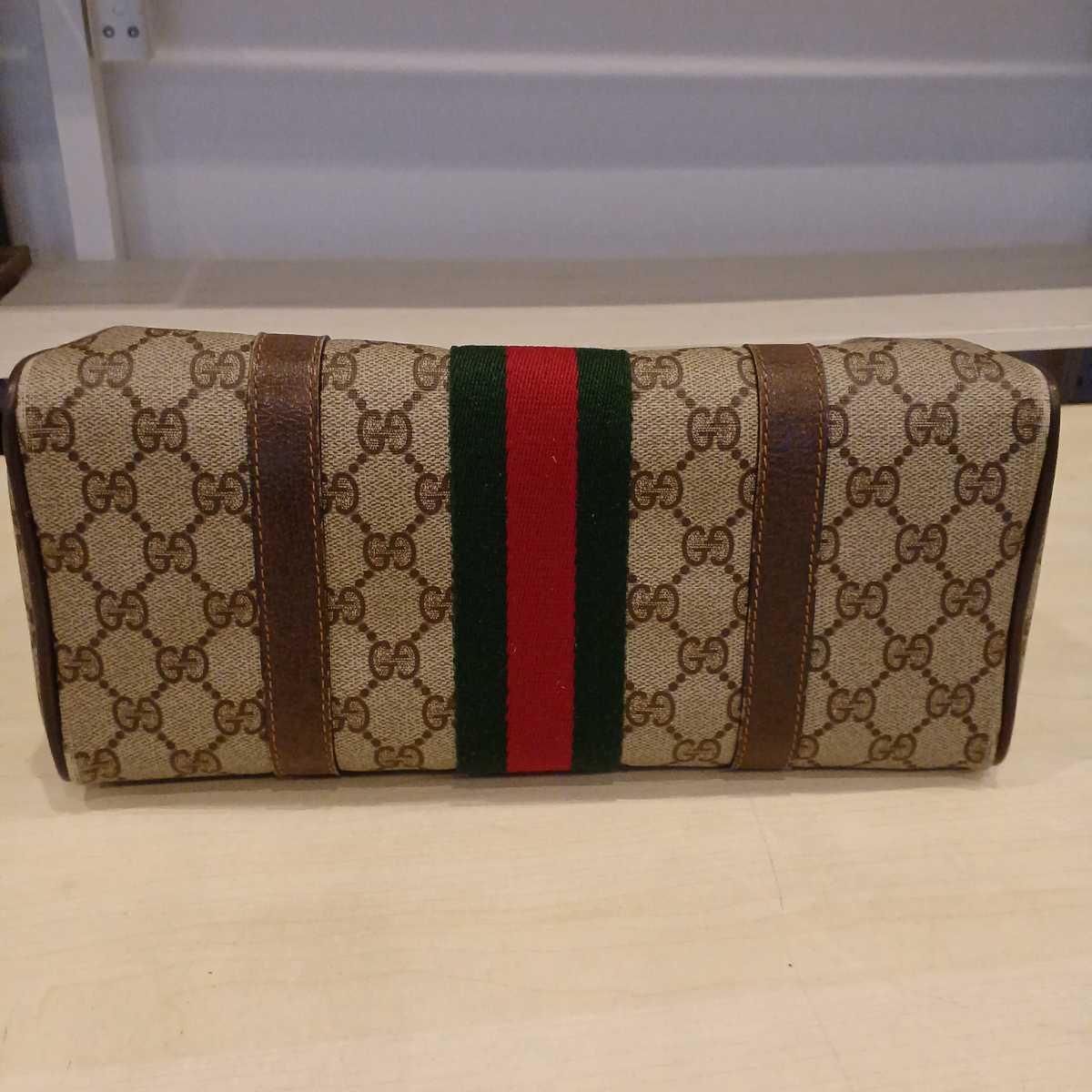 b☆OLD GUCCI オールドグッチ ミニボストンバッグ GGキャンバス