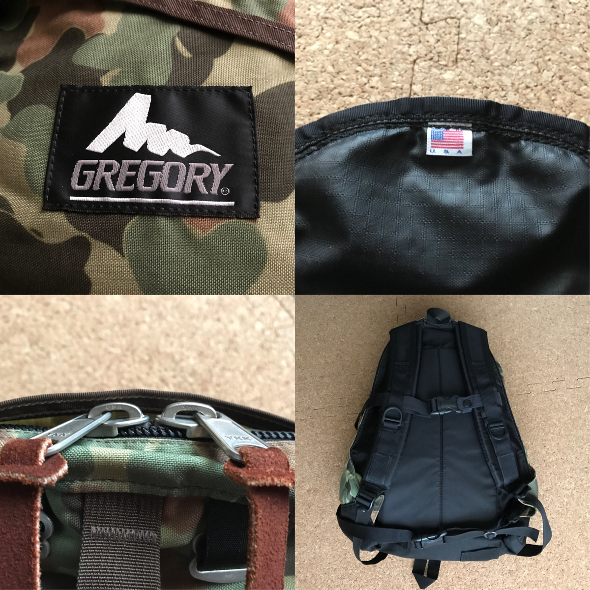 USA製】2008年モデル GREGORY デイパック DAY PACK 22L WW2 USA製】2008年モデル GREGORY デイパック DAY PACK 22L WW2