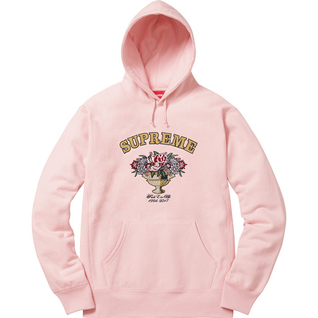 Supreme 17FW Week1 Centerpiece Hooded Sweatshirt Pale Pink Supreme 17FW Week1 Centerpiece Hooded Sweatshirt Pale Pink