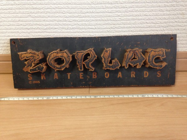 Yahoo!オークション - 1985s 当時物 ZORLAC Signboard of Diller Yahoo!オークション - 1985s 当時物 ZORLAC Signboard of Diller