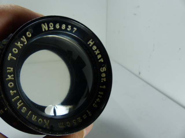 貴重 戦前軍用 Hexar Ser 25㎝F4.5 現状ジャンク レンズ 貴重 戦前軍用 Hexar Ser 25㎝F4.5 現状ジャンク レンズ