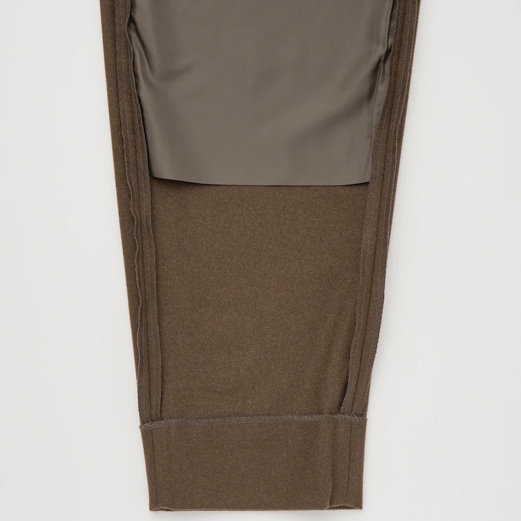 ☆新品未使用☆UNIQLO U ウールブレンドワイドフィットパンツ ダーク