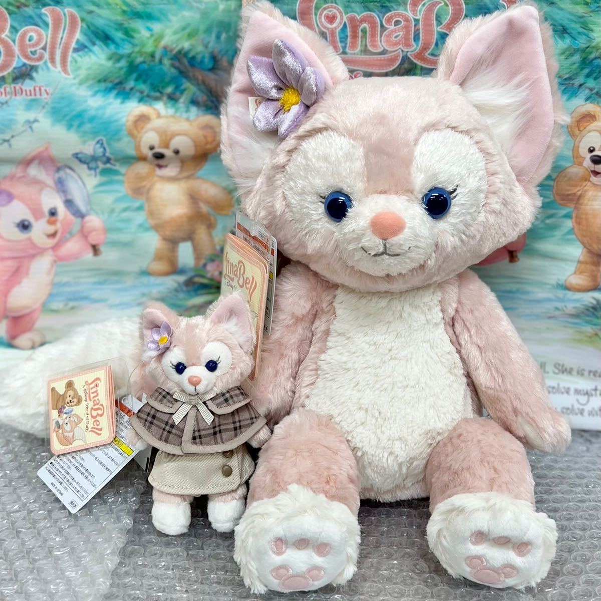 東京ディズニーシー リーナベル ぬいぐるみ・ぬいぐるみバッジ2点セット