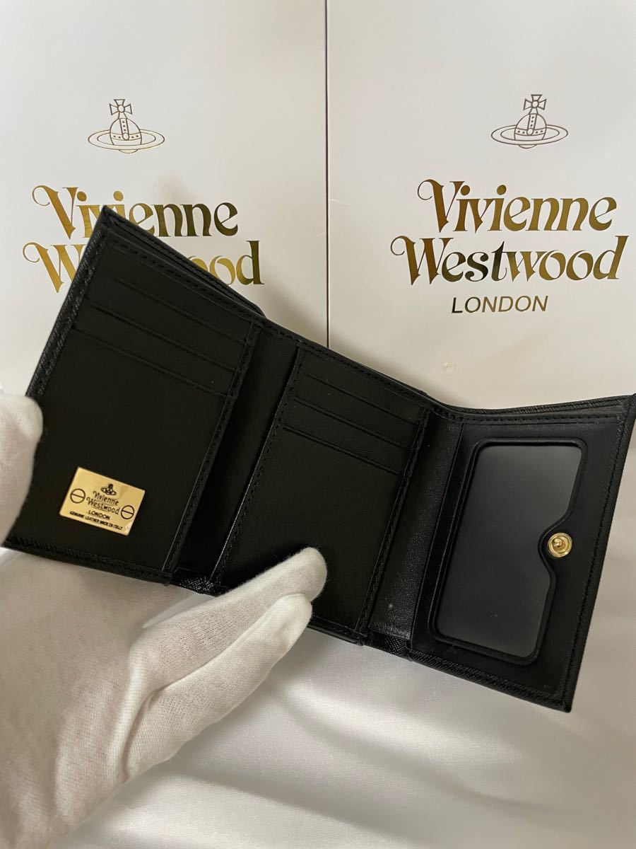 Vivienne Westwood ヴィヴィアンウエストウッド 三つ折り財布 ミニ 
