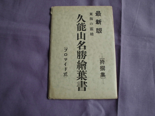 T38　久能山名勝絵葉書　東海の霊地　プロマイド式　絵葉書　ポストカード　_画像1