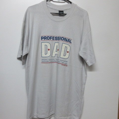 90s USA製　Tシャツ 2XL DAD　大きい　BIG　プラチナム　50/50 　ヴィンテージ　アメリカ古着　sy2451_画像2