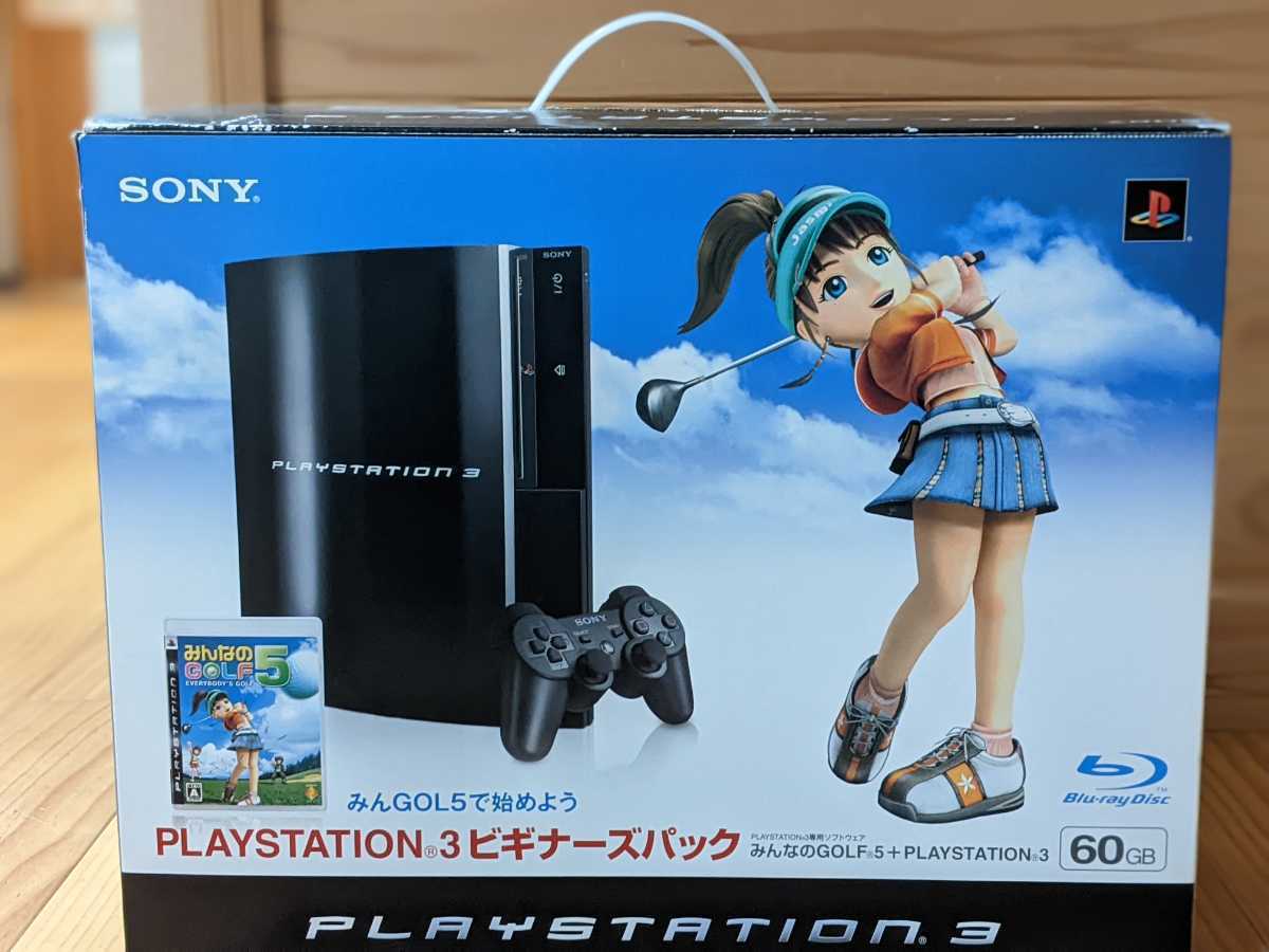 PlayStation3 箱付き 60GB 初期型 ソフト無し PS1/PS2/PS3ソフトプレイ