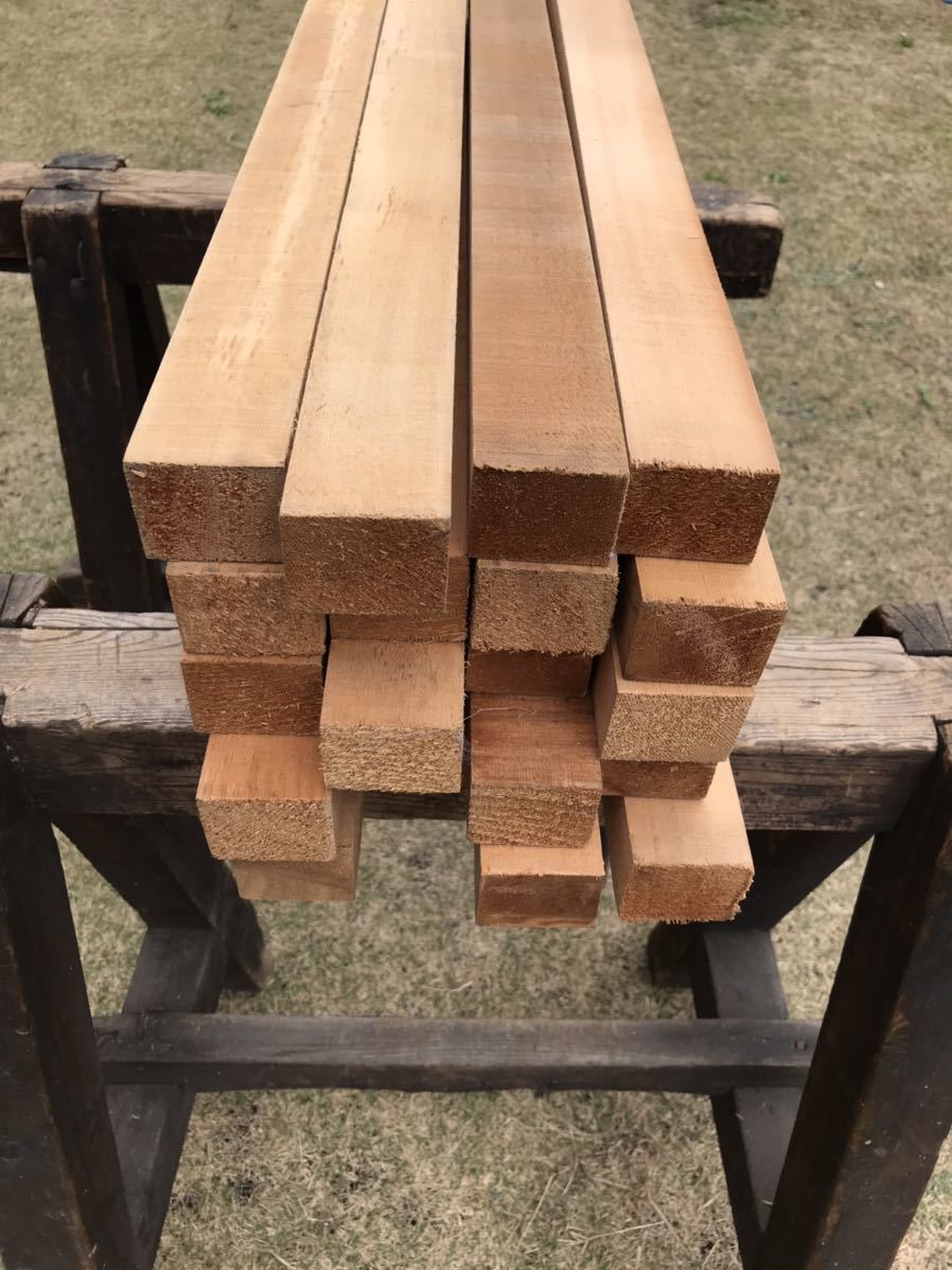 木曽ひのき 角材 70〜85cm×3.5cm程度×1.2cm程度 98本 - 通販