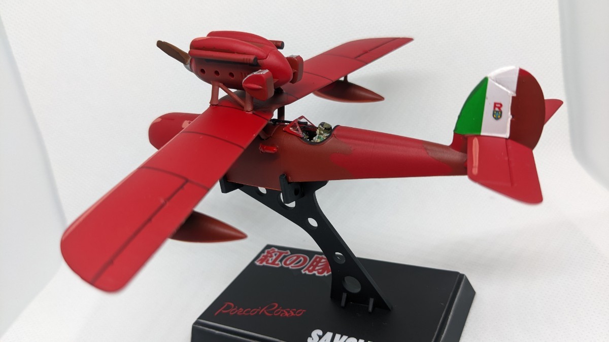 プラモデル 紅の豚 サボイアS 21 試作戦闘飛行機 1/72 塗装済 プラモデル 紅の豚 サボイアS 21 試作戦闘飛行機 1/72 塗装済
