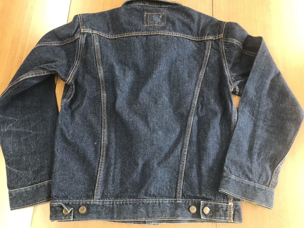 70s BIG-JOHN ビッグジョン 40 ビンテージ 濃インディゴブルー 70s BIG-JOHN ビッグジョン 40 ビンテージ 濃インディゴブルー