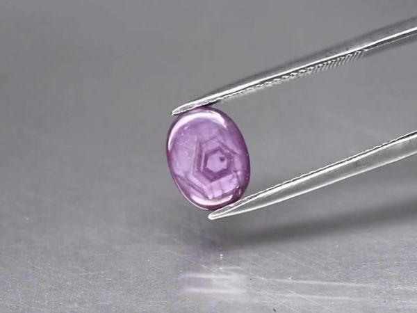 大粒4.91ct！ 天然石 スター サファイア ルース 非加熱 マダガスカル産　魅力的なオーバル・カボションカット！_画像10