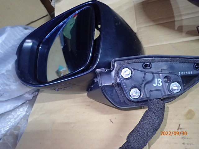  working properly goods Fit GR door mirror left 8 pin 8P heater 