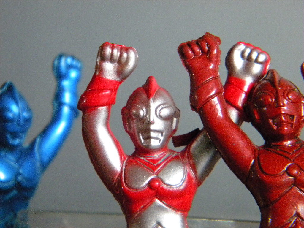 当時物 1980 ★★ウルトラマン 5体 マグネット!! ULTRAMAN 駄菓子屋ガチャ おまけ コスモス「定形外/LP可」★★未使用 デッドストック品_画像2