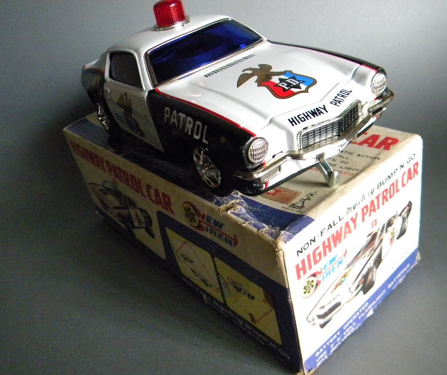 当時物 ★★HIGHWAY PATROL 作動良好 TAIYO 日本製 26㎝ NON-FALL !! chevrolet camaro 旧車 アメ車 シボレー ★★未使用 デッドストック品