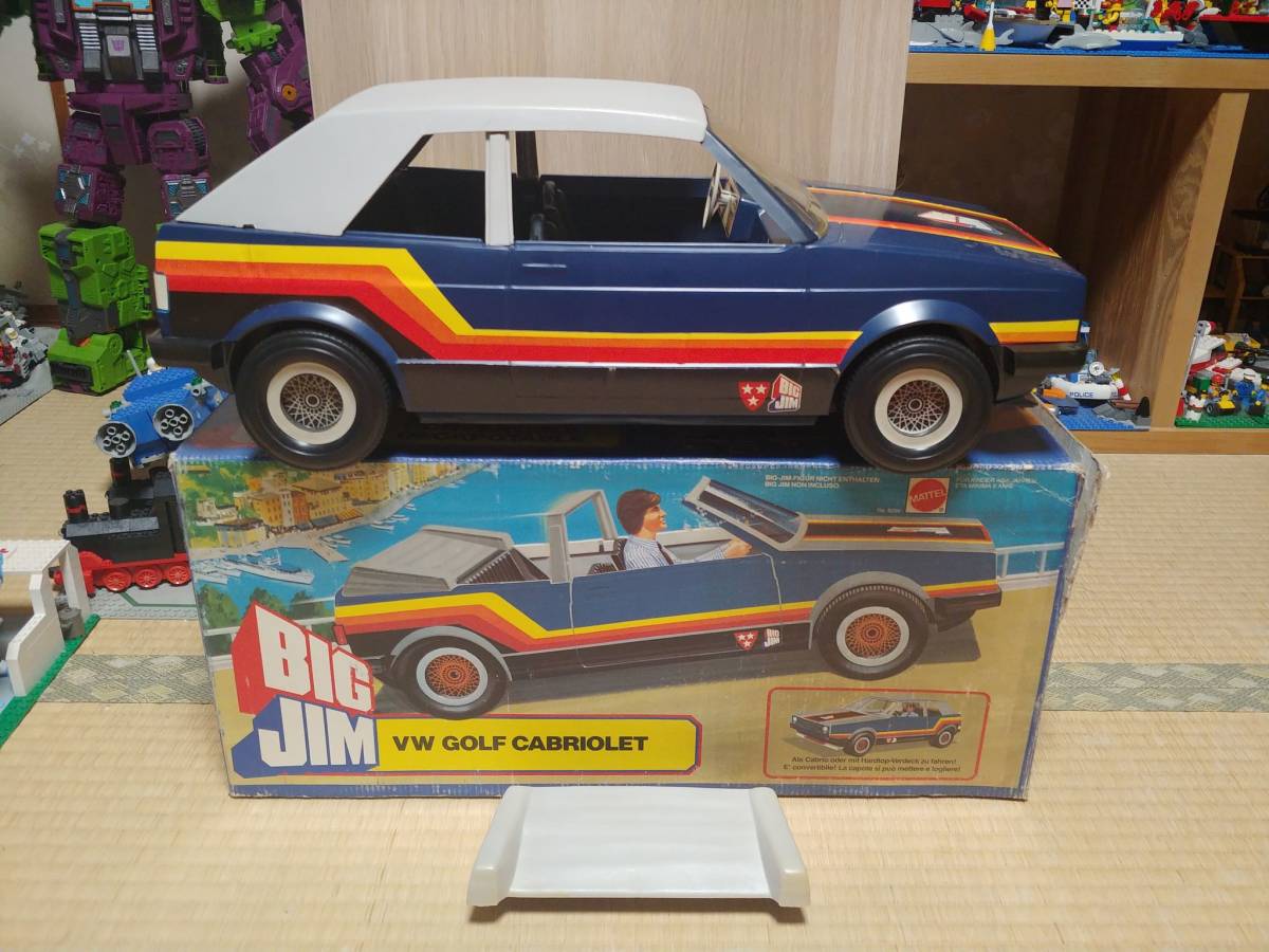 1981年 Mattel Big Jim VW Golf Cabriolet Blue ヨーロッパ版 1981年 Mattel Big Jim VW Golf Cabriolet Blue ヨーロッパ版