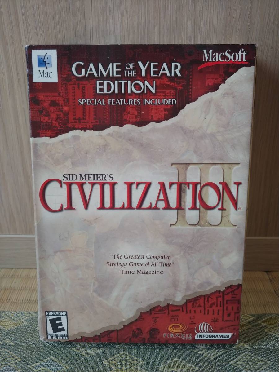 PC game Civilization 3 / Game of the Year Edition MAC