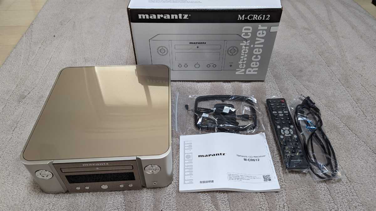 マランツ Marantz M-CR612 CDレシーバー Bluetooth シルバーゴールド