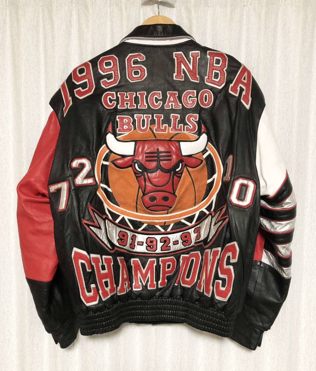 90s JH design] 1996年 NBA CHICAGO BULLS 4度目優勝記念 限定 オール
