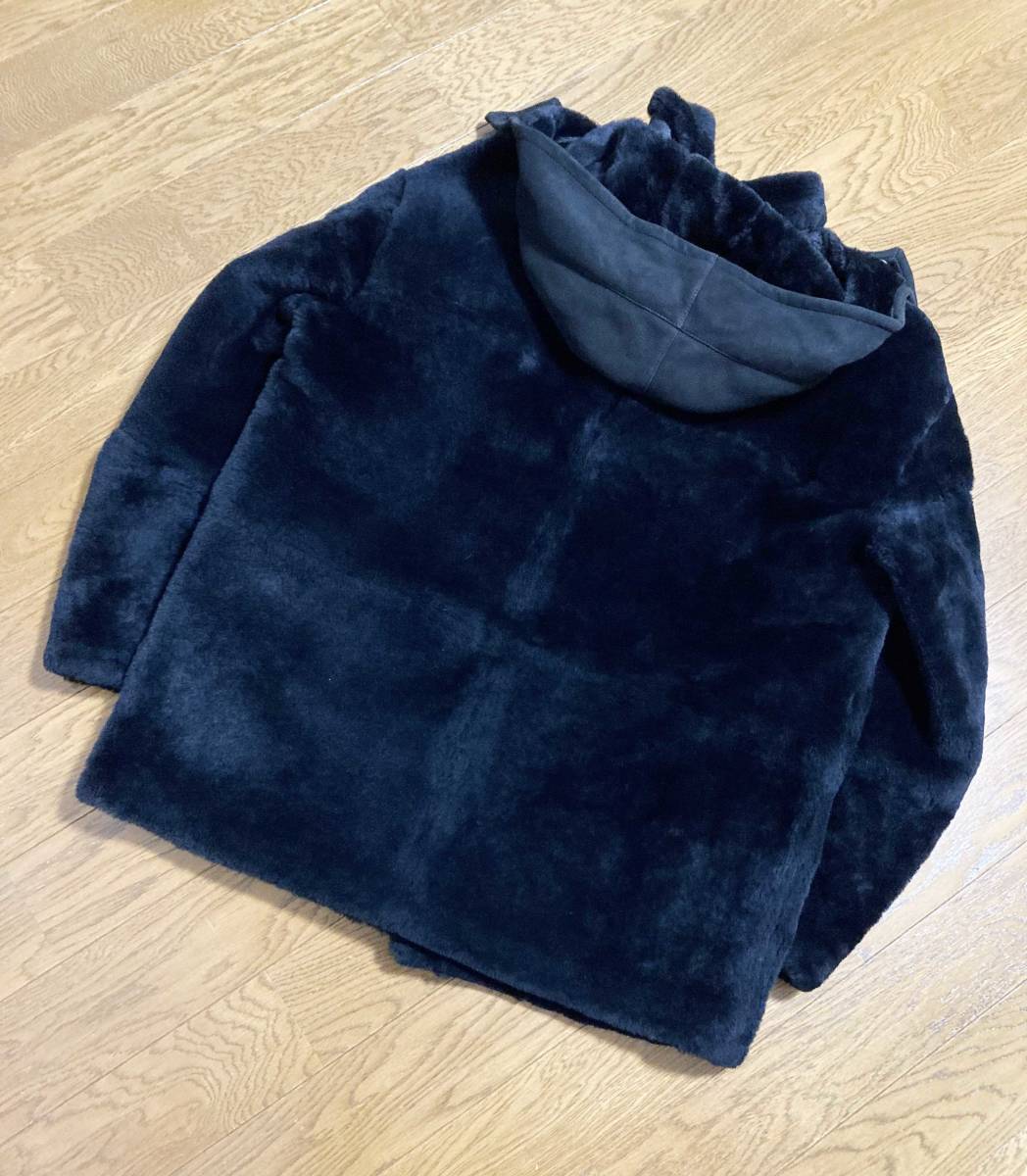  beautiful goods *[STUDIO SEVEN] 18AW regular price 330,000 oversize real mouton fur coat leather jacket L sheep leather 70463501 Studio seven 