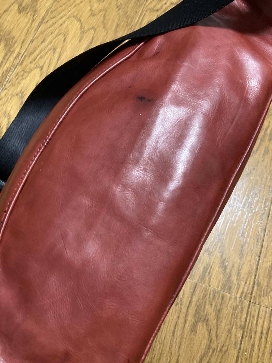 [BACKLASH] Japan машина f сумка "body" сумка-пояс красный телячья кожа ba авария 