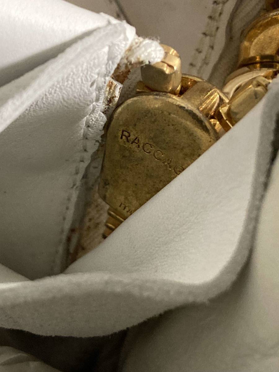  beautiful goods [GIUSEPPE ZANOTTI] 5 ream gold chain side Zip is ikatto sneakers 40 white Italy made Giuseppe Zanotti 