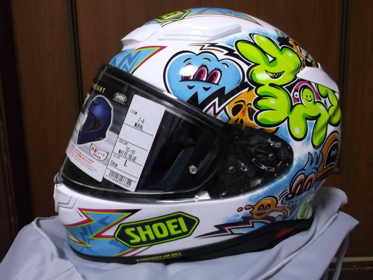 送料無料 絶版 新品未試着未使用品 SHOEI Z-8 ミューラル ヘルメット L