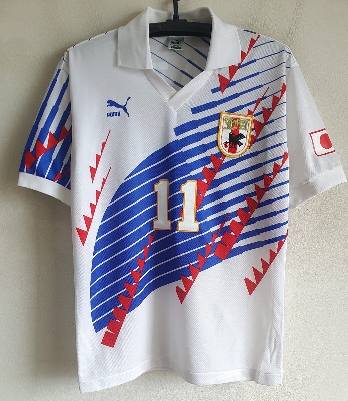 サッカー日本代表 1993 AWAY S/Sユニフォーム＃11三浦知良 カズ M