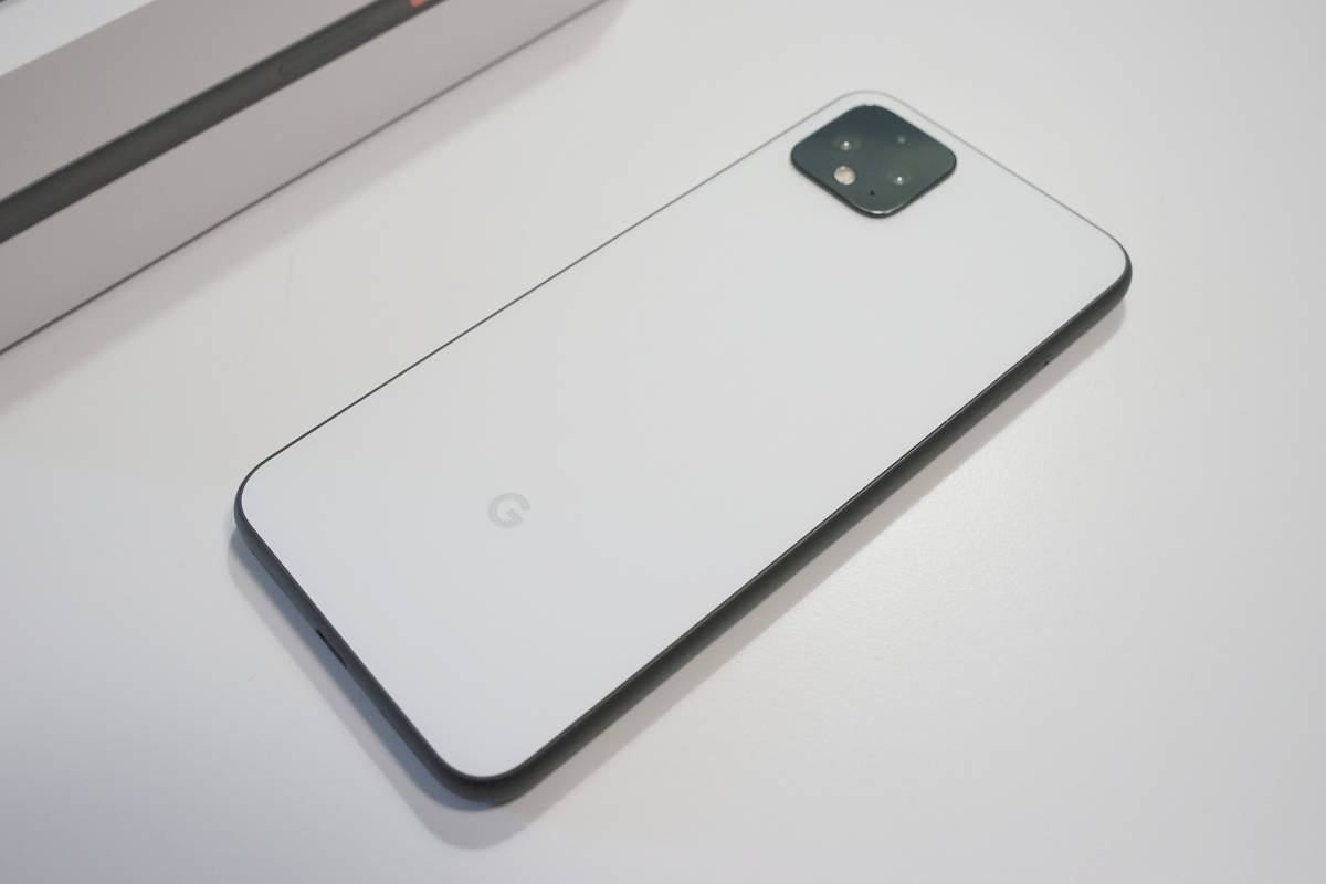 極美品】Google Pixel 4 128GB SIMフリー Clearly White / ホワイト