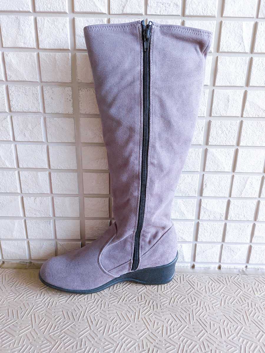  long boots stretch boots gray 24