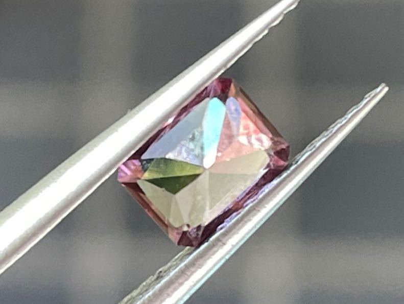 ( sale ) pink zircon 1.22ct 6.2×4.7mm 12 month birthstone gold Gou lustre fancy color zircon loose unset jewel natural stone case attaching 