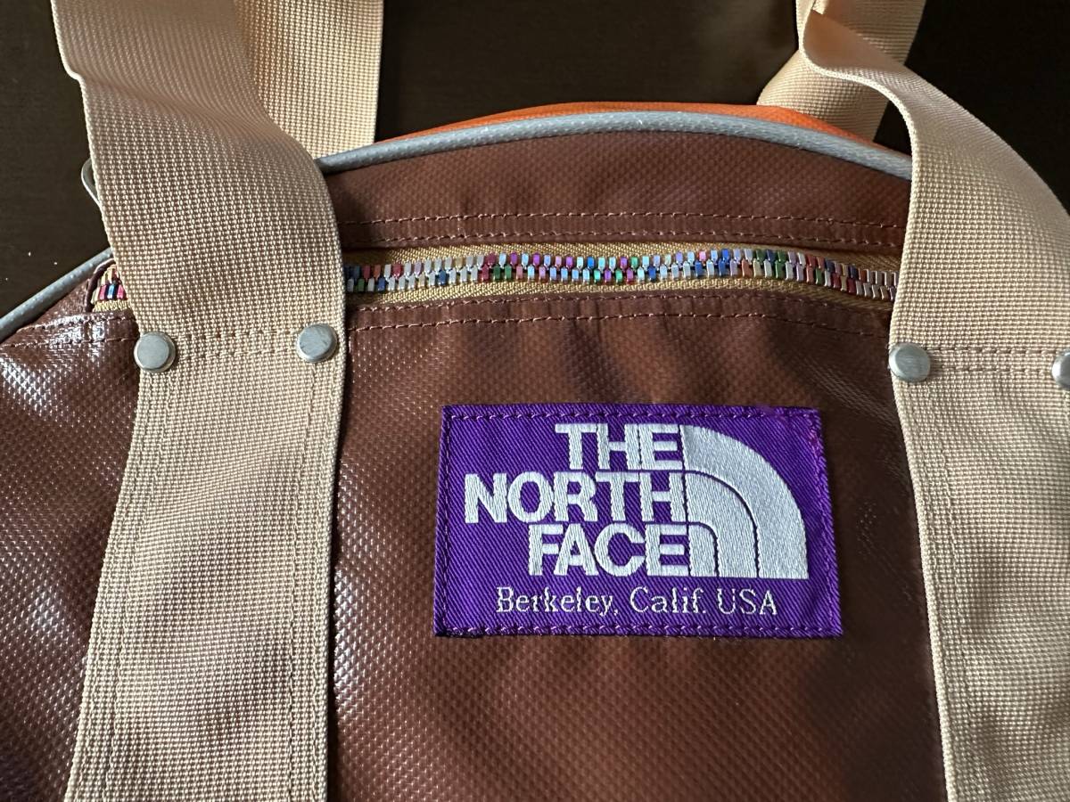 THE NORTH FACE PURPLE LABEL tote bag multicolor camouflage The North Face purple lable handbag Boston back 