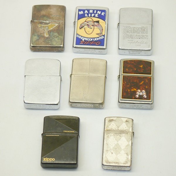 Yahoo!オークション - ZIPPO ジッポ おまとめ 8個 キズ・打痕・汚れ 