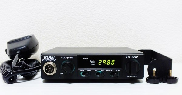 希少 東名電子 TM-102N 29MHz アマチュア無線機 マイク付
