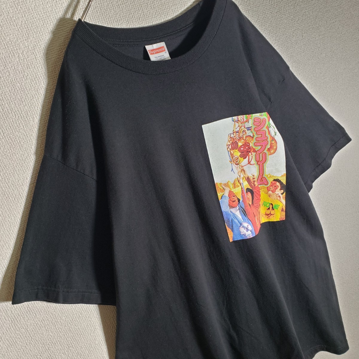 【即完売モデル】シュプリーム ビッグロゴ人気カラーtシャツ　入手困難　美品 Supreme Tee 半袖Tシャツ