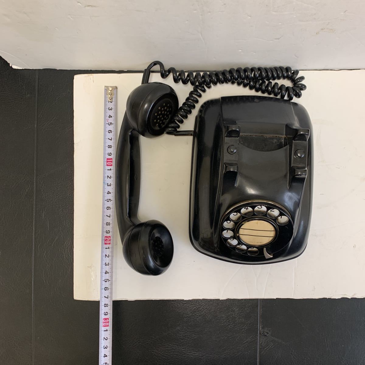  black telephone antique retro 4 number A Japan electro- confidence telephone . company 