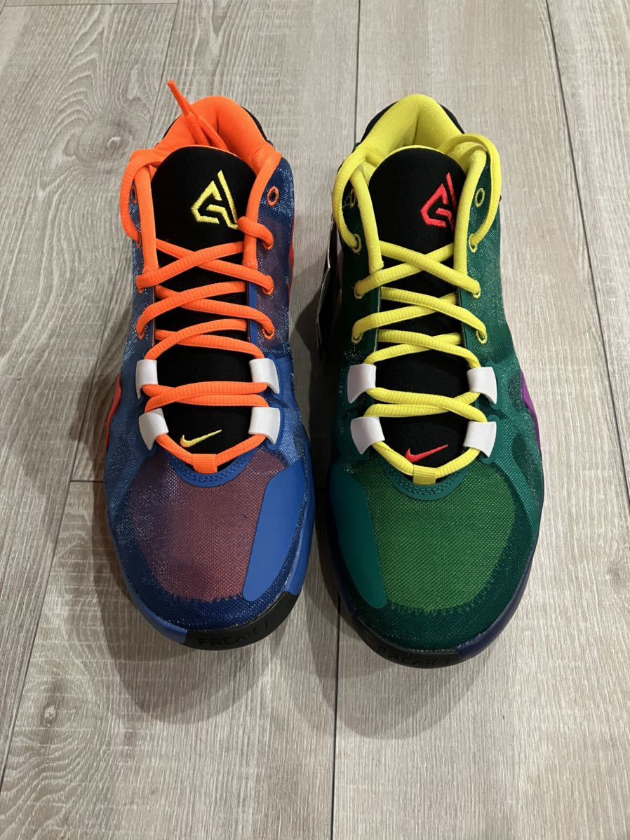 ブランド NIKE - NIKE ズームフリーク1 マルチカラー ヤニス
