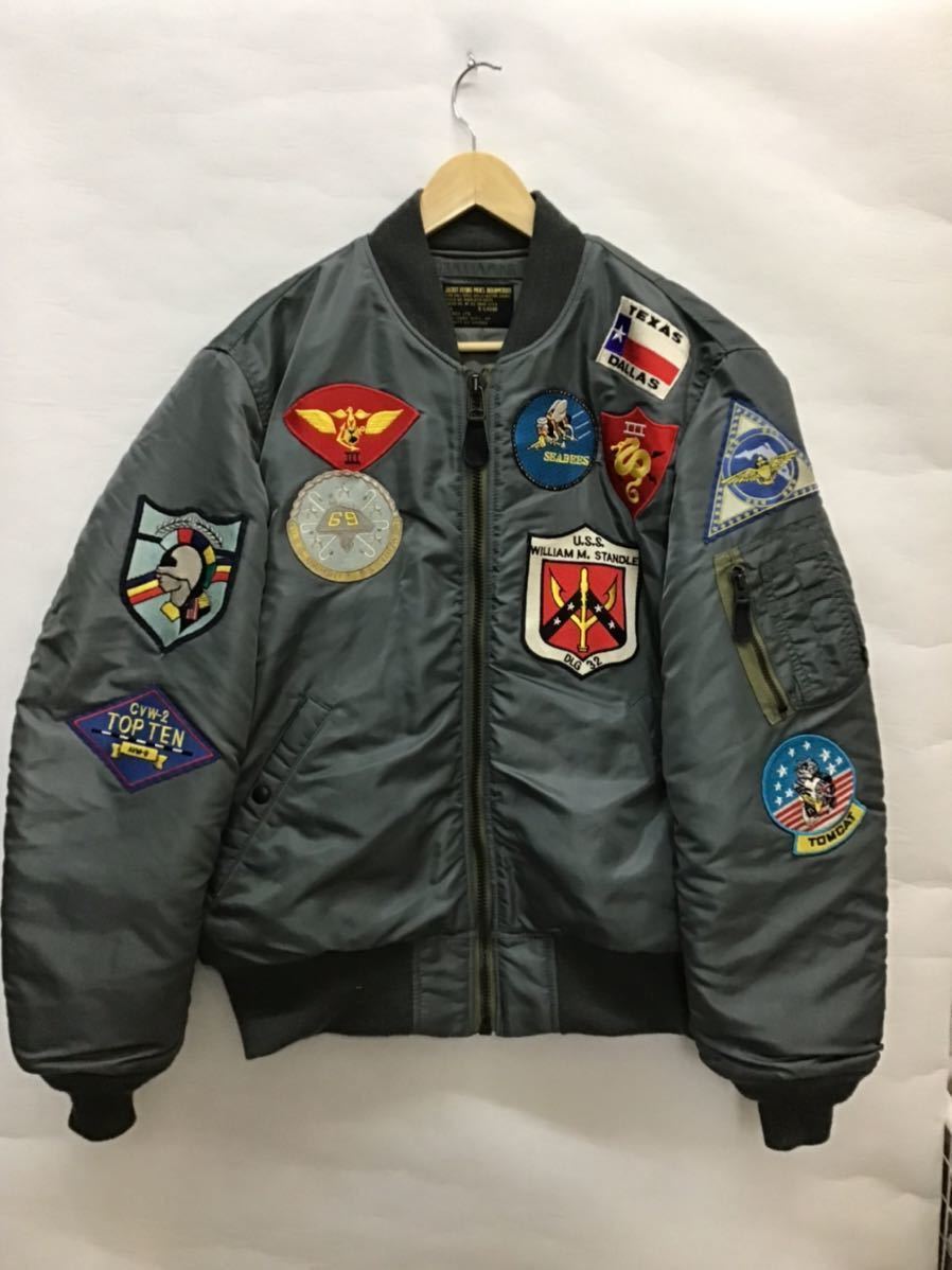 新品】AVIREX フライトジャケット TOPGUN カスタム トップガン-