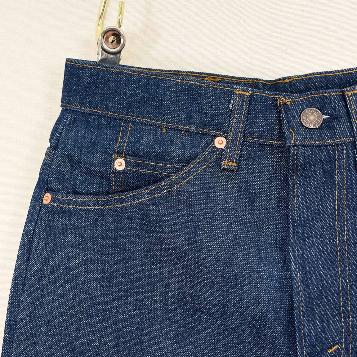 希少《 Dead Stock / 1980年代製 / W32 L33 》80s デッド【 Levis 517 デニム フレア パンツ ビンテージ アメリカ製 フラッシャー 】_画像8