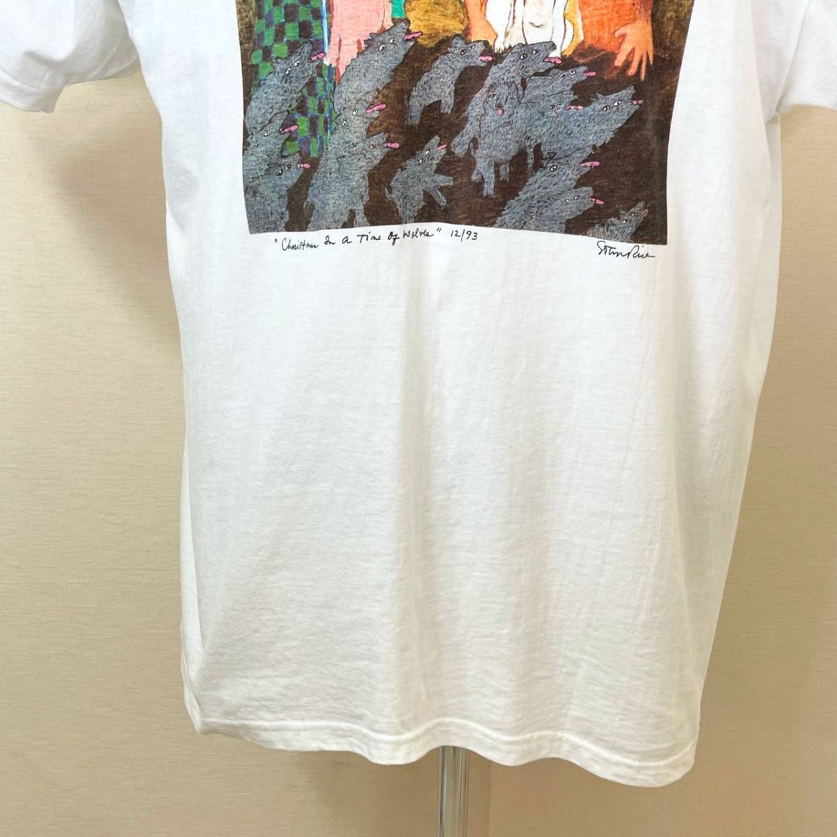 希少 《 Mint Condition / Art Tshirts 》90s 極上品【 Hanes ビンテージ アートT Tシャツ XL アメリカ 】 _画像6