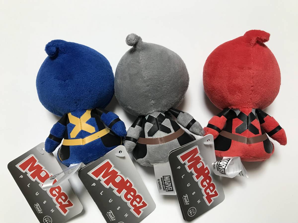 ★★マーベル/MOPEEZ PLUSH/FUNKO（ファンコ）/DEADPOOL/デッドプール（赤）＋（青）＋（グレー）の画像2