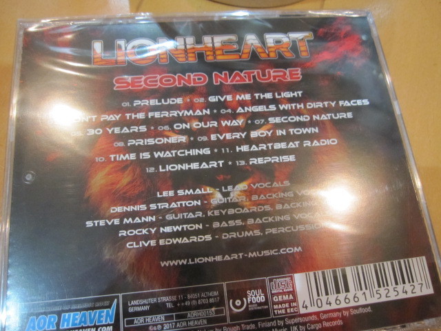 ◆NWOBHM◆ライオンハート◆Lionheart / Second Nature◆デニス・ストラットン (ex. アイアン・メイデン）_画像2