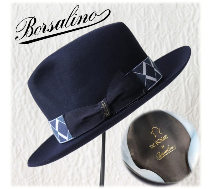 70 400円新品タグ付き【ボルサリーノ×THE BOGART 】希少 俳優 70 400円新品タグ付き【ボルサリーノ×THE BOGART 】希少 俳優