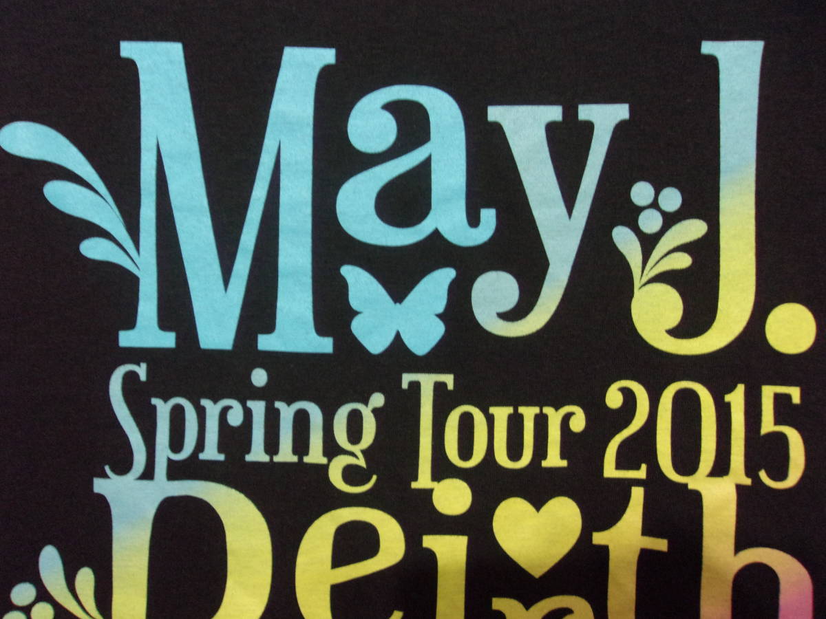 May J. Spring Tour 2015 ~ReBirthday~ Tシャツ size XL メイジェイ スプリングツアー リバースデイ トップス J-POP R&B_画像5