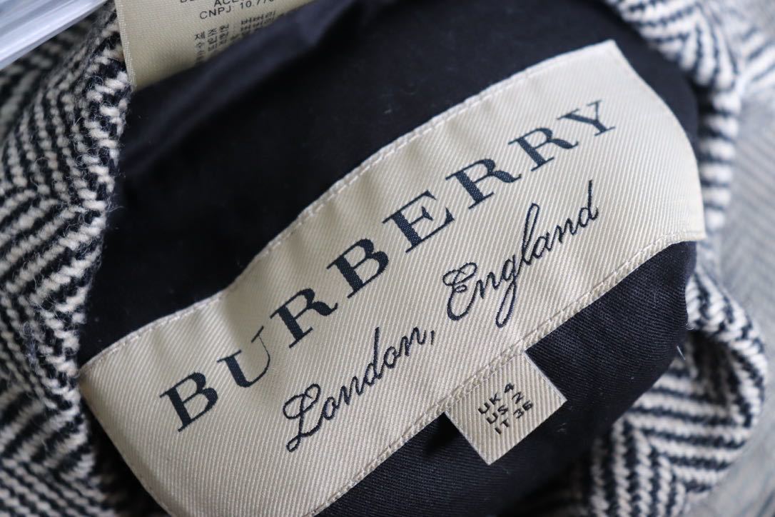 美品】Burberry バーバリー 20AW ロング ツイード リバーシブル