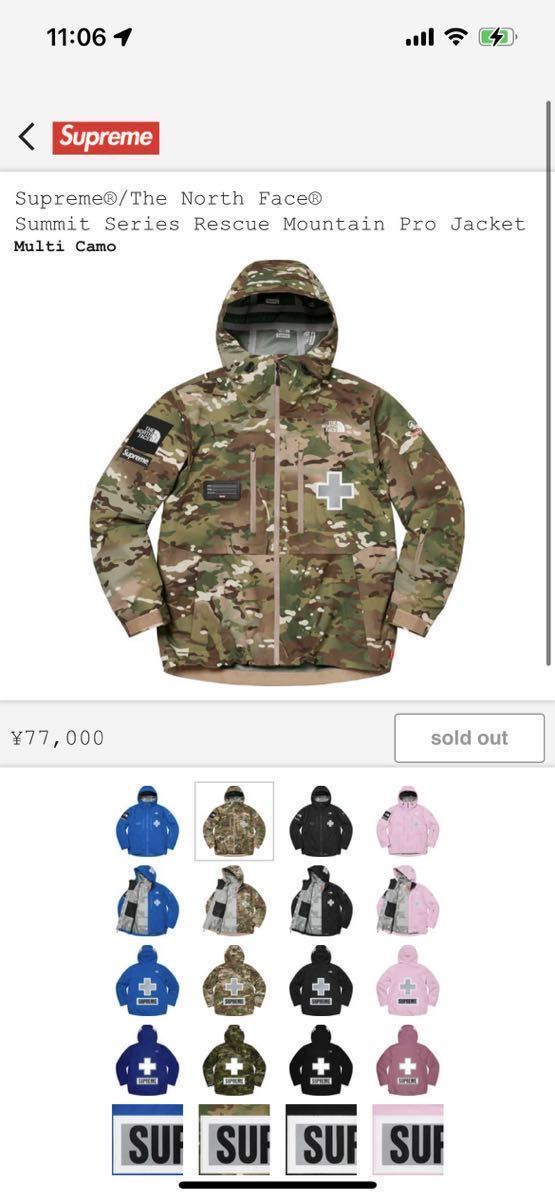 Supreme THE NORTH FACE シュプリーム ノースフェイス camo Mountain