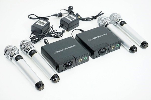 特別訳あり特価】 オーディオテクニカ製赤外線ワイヤレスマイクセット