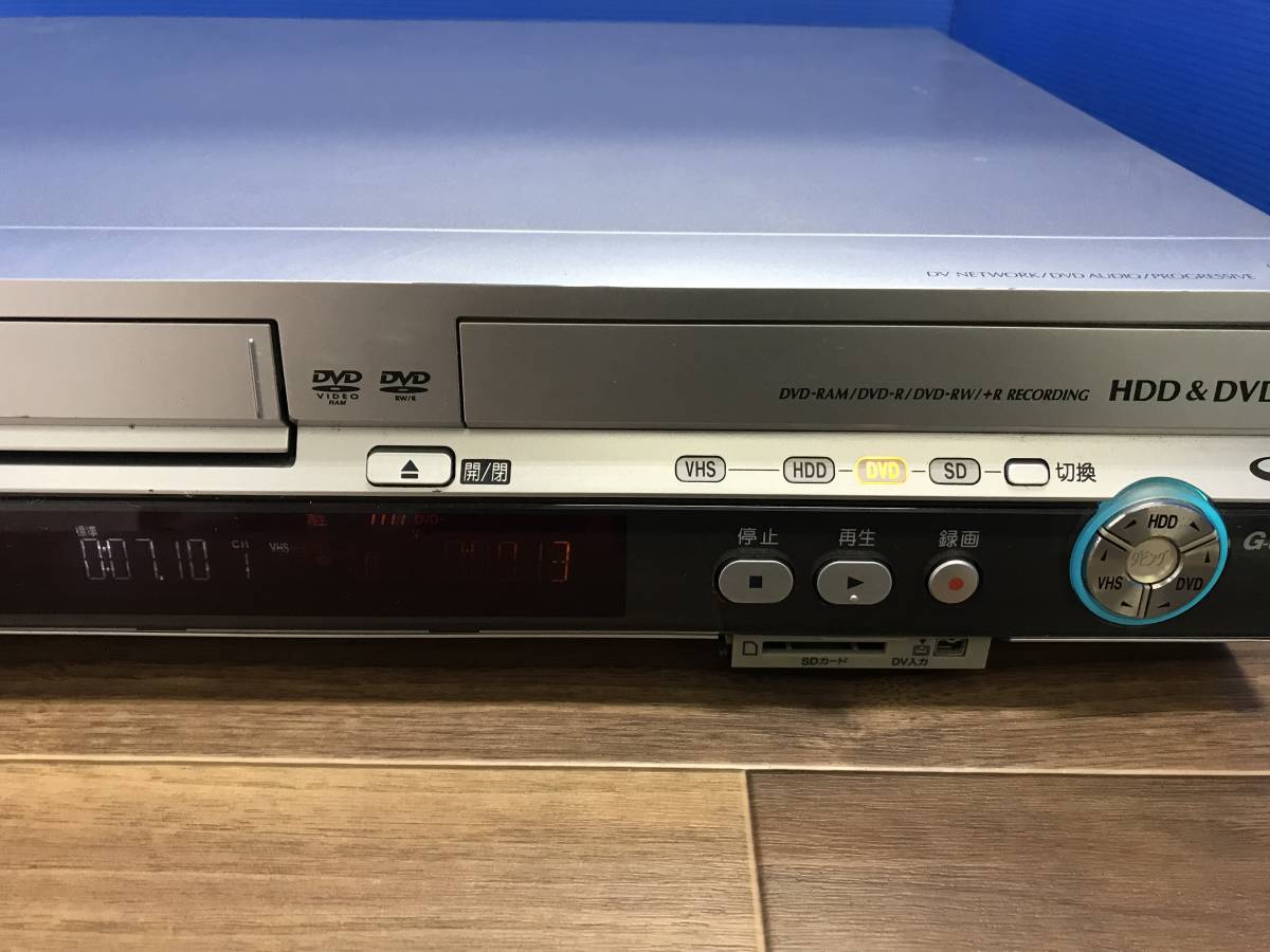パナソニック DVD/VHS/HDDレコーダー DMR-EH73V 中古品B-5336_画像2